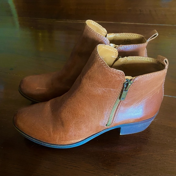 SOLD - Lucky Brand women’s leather Basel ankle boots size 9 1/2 - Picture 7 of 9